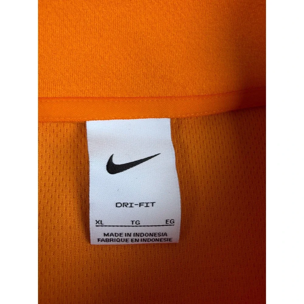 Nike Tennessee Volunteers Dri-FIT Quarter Zip Pullover Mens XL Orange NCAA UT